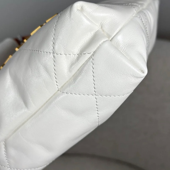 Authentic Pre-Owned Chanel Mini 22 Bag White - Picture 14 of 15